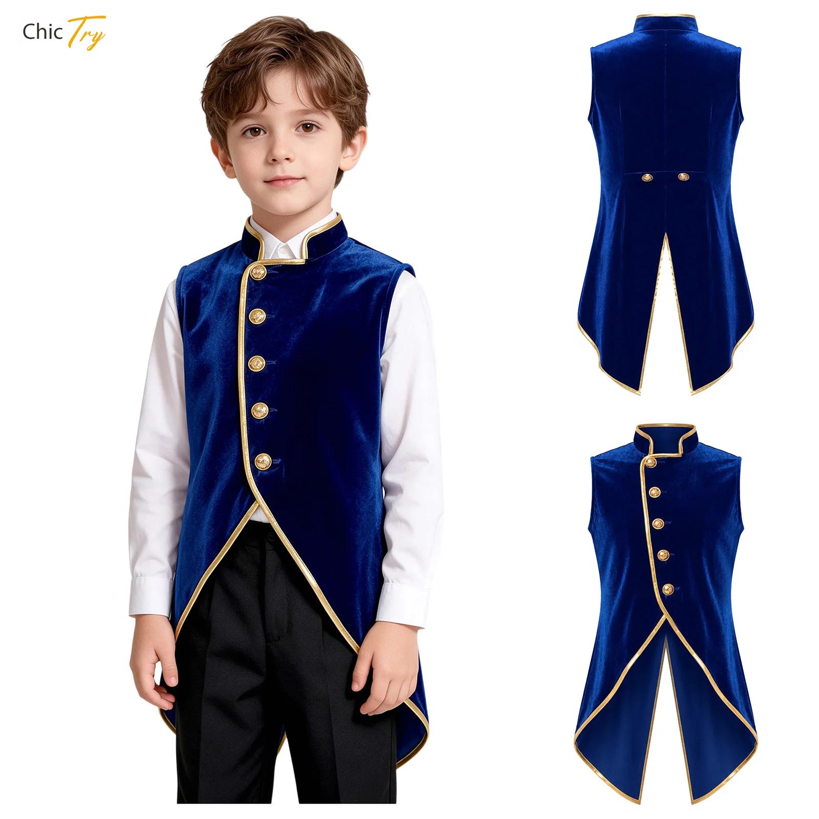 Jackets - Casaco Vintage de Veludo Medieval para