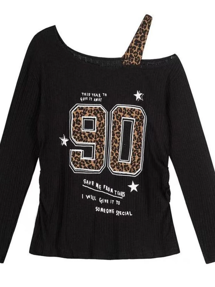 T-Shirts - Camiseta Feminina Y2K com Estampa de