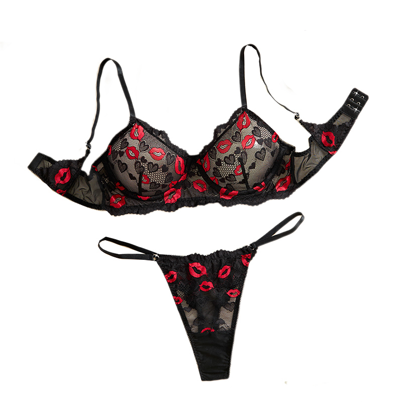 Underwear - Conjunto de lingerie sexy com renda