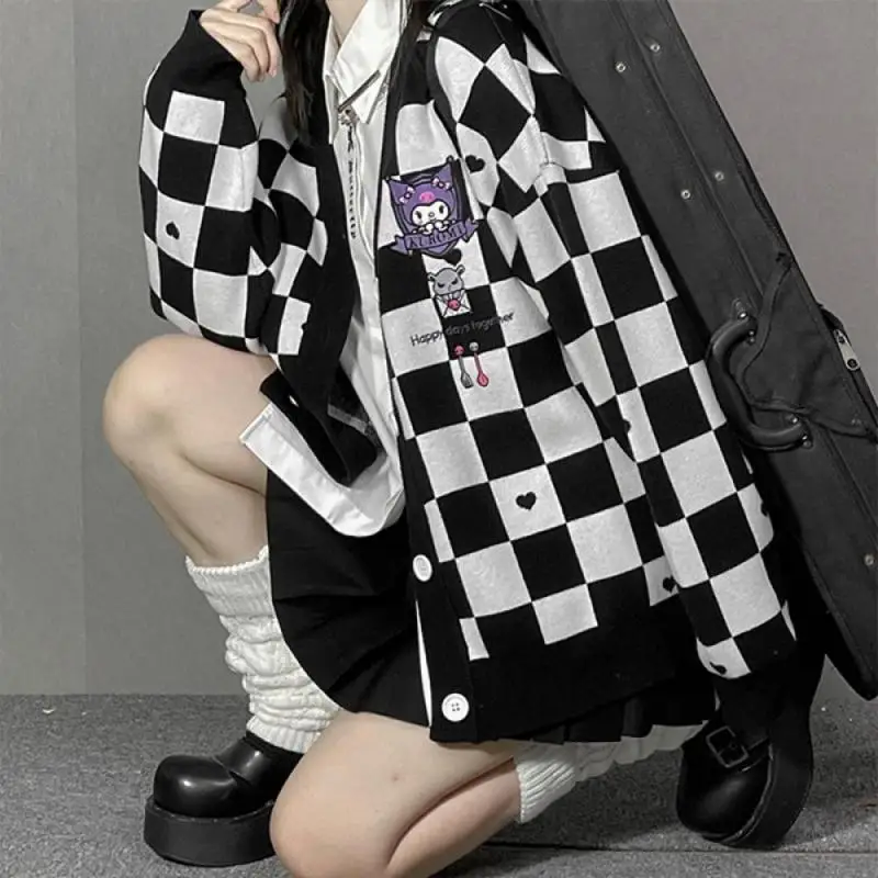 Jackets - Suéter Cardigã Feminino Estilo Anime Popular,