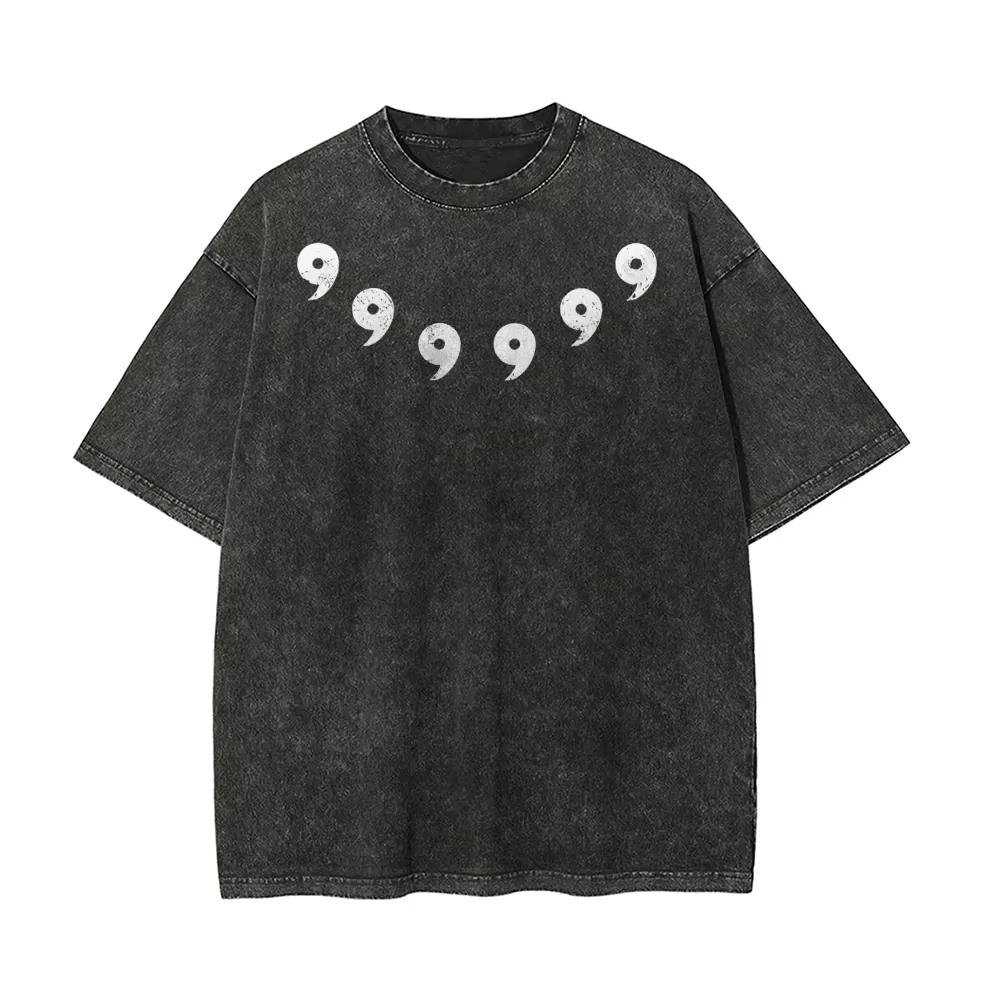 Acid Wash Vintage Graphic T Shirt - Camiseta Naruto Sage of Six Paths