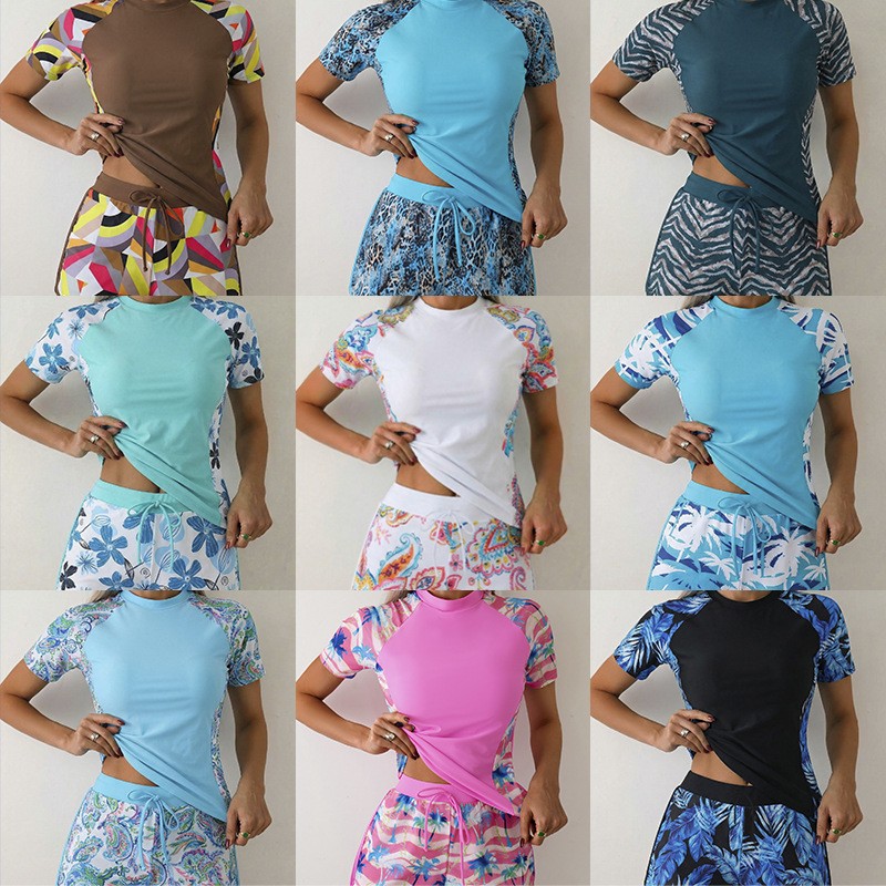Shorts - Tankini Feminino com Shorts, Top de