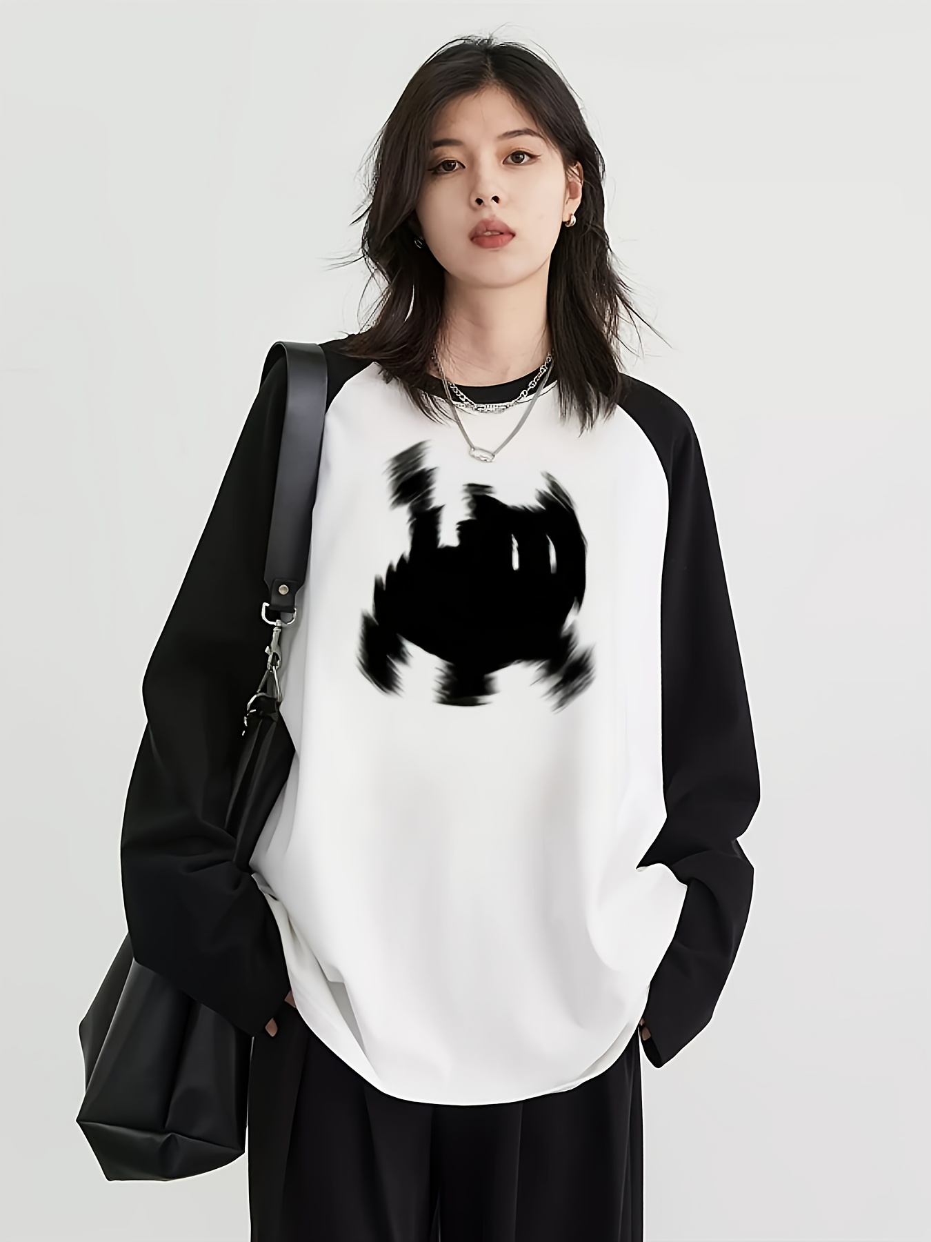 T-Shirts - Camiseta Feminina Y2K de Manga Longa
