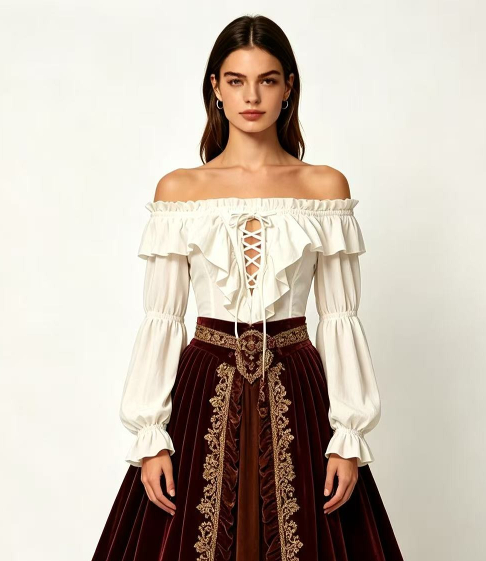 Blusa de Pirata Feminina, Traj - Shirts avaliação e preço