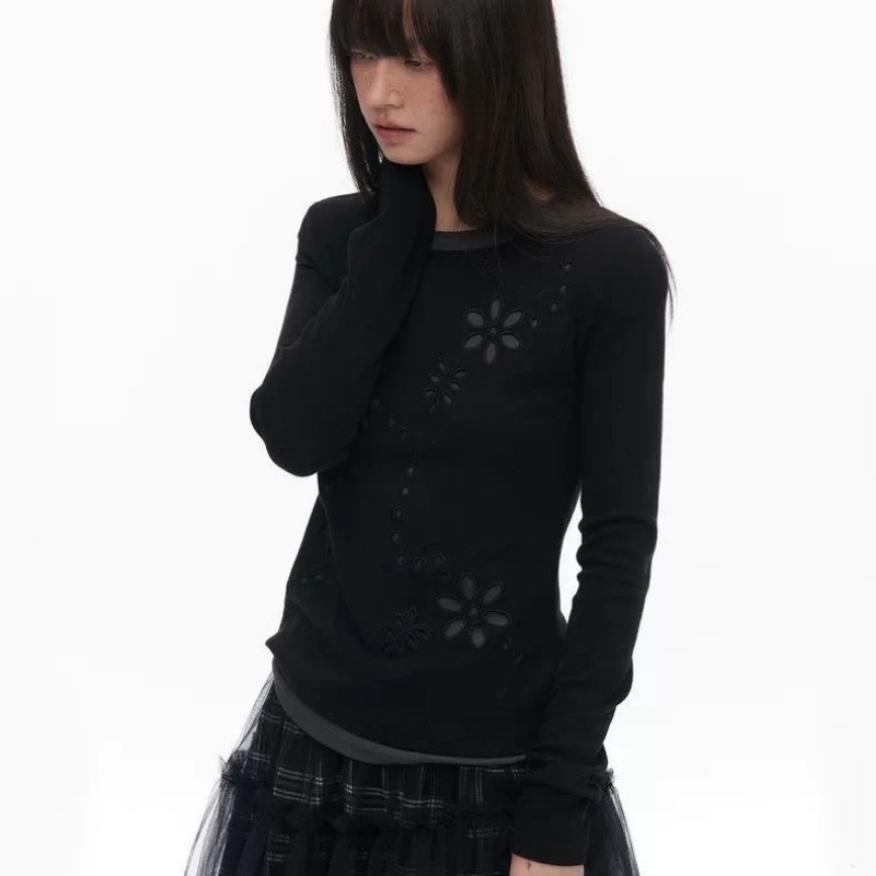 Camiseta Feminina Y2K de Manga - T-Shirts avaliação e preço