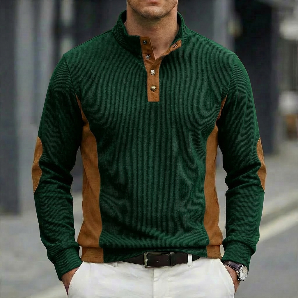 Camisa POLO masculina casual d - Corduroy Button Up Shirt Men avaliação e preço