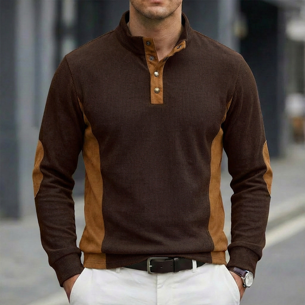 Camisa POLO masculina casual d - Corduroy Button Up Shirt Men avaliação e preço