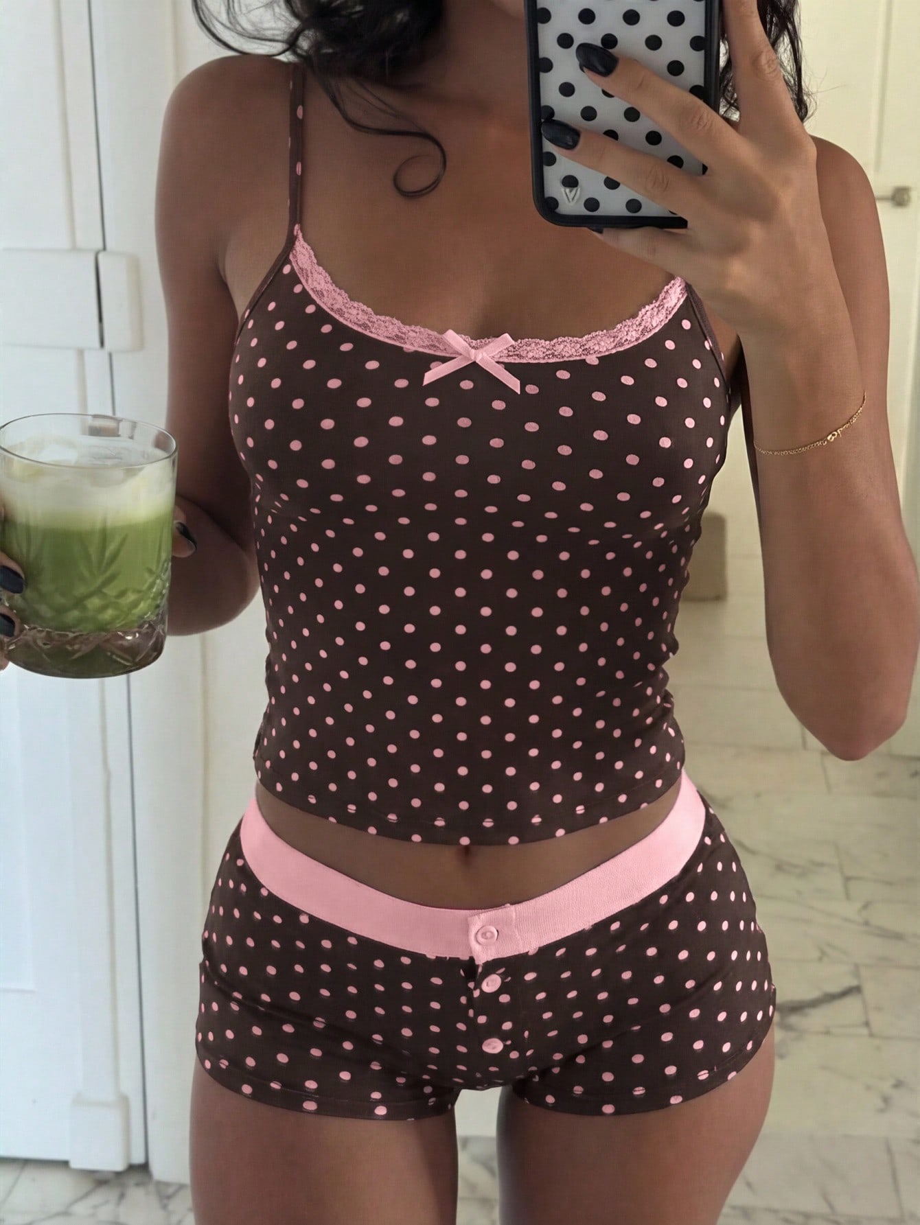 2026 Colete de pijama de duas  - Shorts avaliação e preço