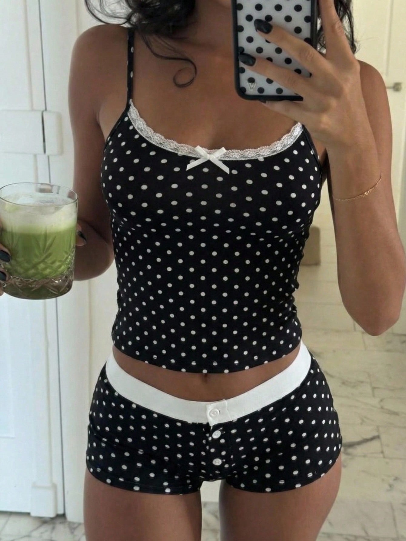 2026 Colete de pijama de duas  - Shorts avaliação e preço
