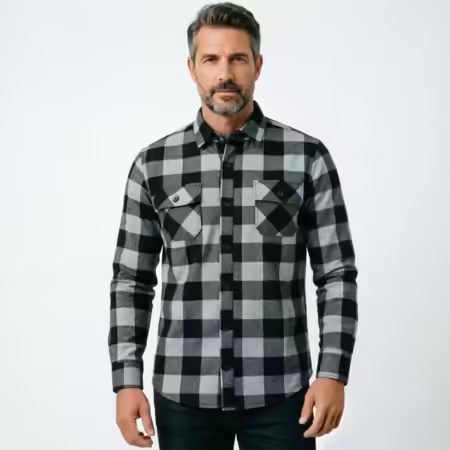 Camisa Xadrez Pesada de Manga  - Flannel Plaid Shirt Heavy Weight avaliação e preço