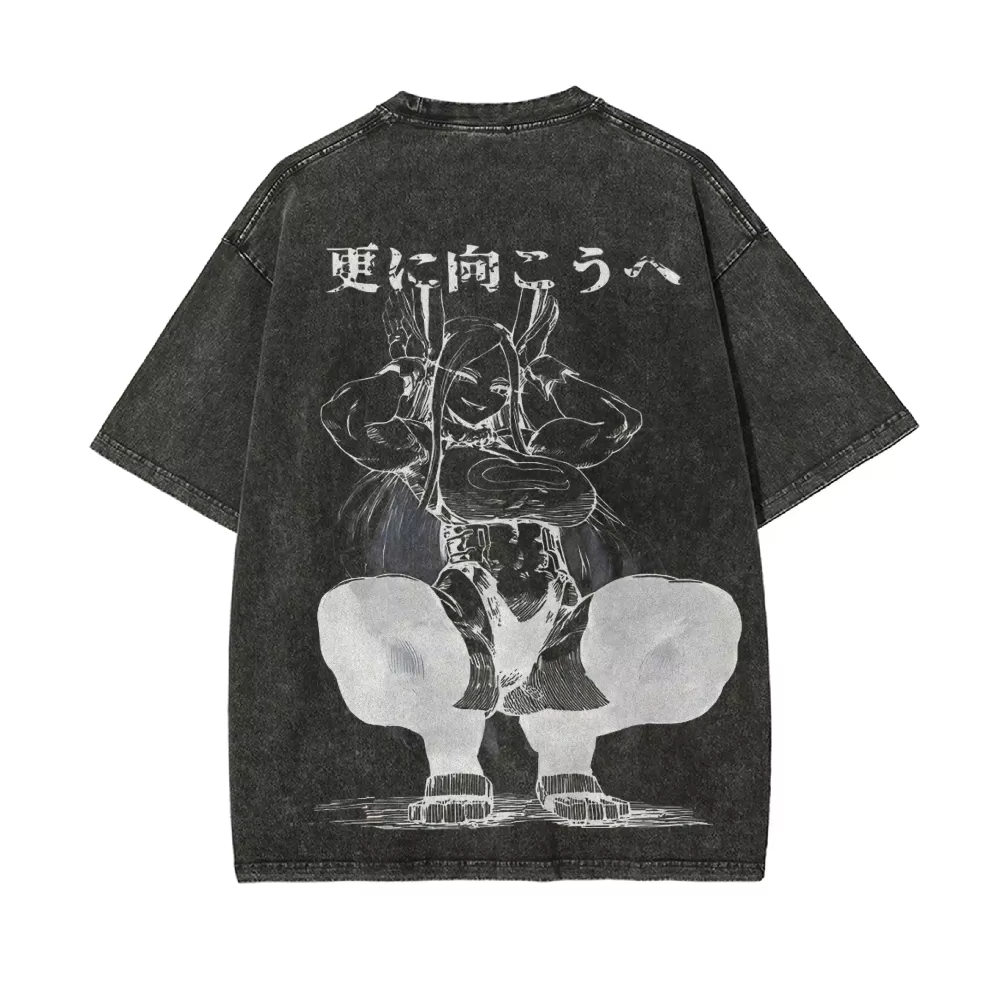 Camiseta Mirko 2026 My Hero Ac - Acid Wash Vintage Graphic T Shirt avaliação e preço