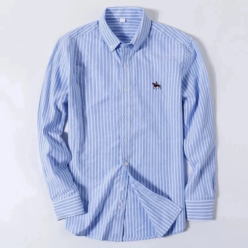 Qualidade 100% algodão oxford  - Oxford Cotton Casual Shirt Business avaliação e preço
