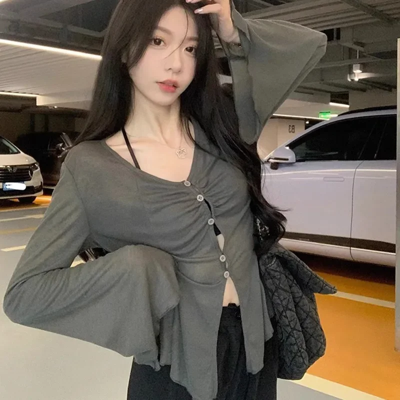 Blusa Transparente com Manga F - Shirts avaliação e preço
