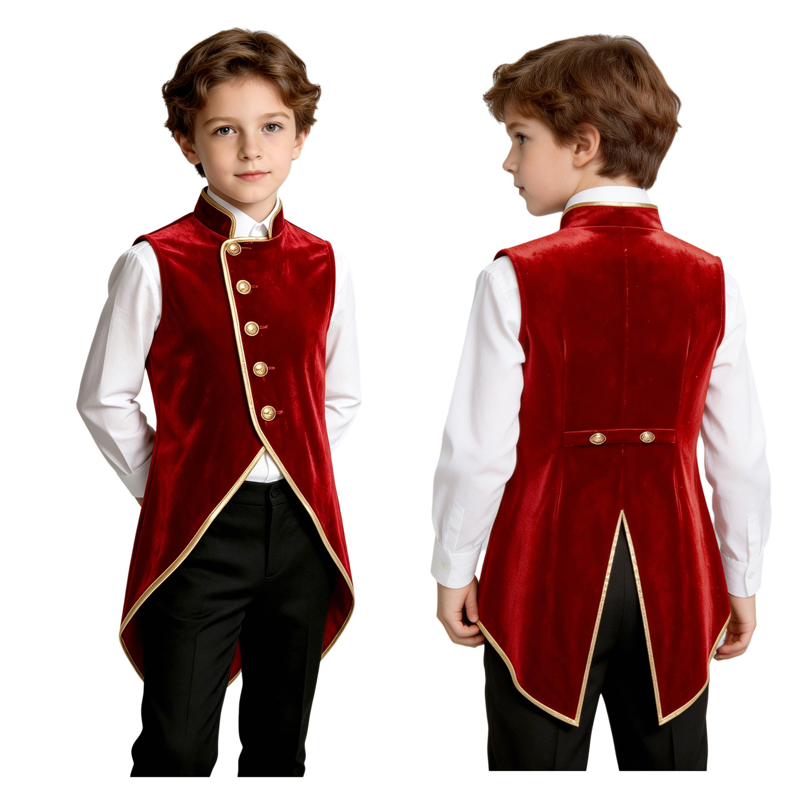 Colete de veludo estilo mediev - Jackets avaliação e preço