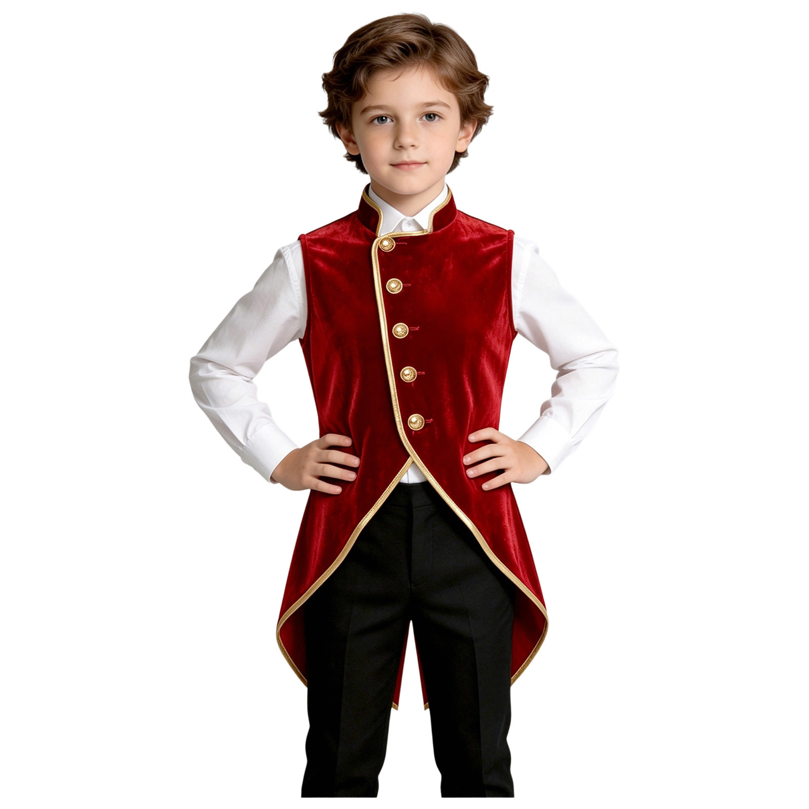 Colete de veludo estilo mediev - Jackets avaliação e preço