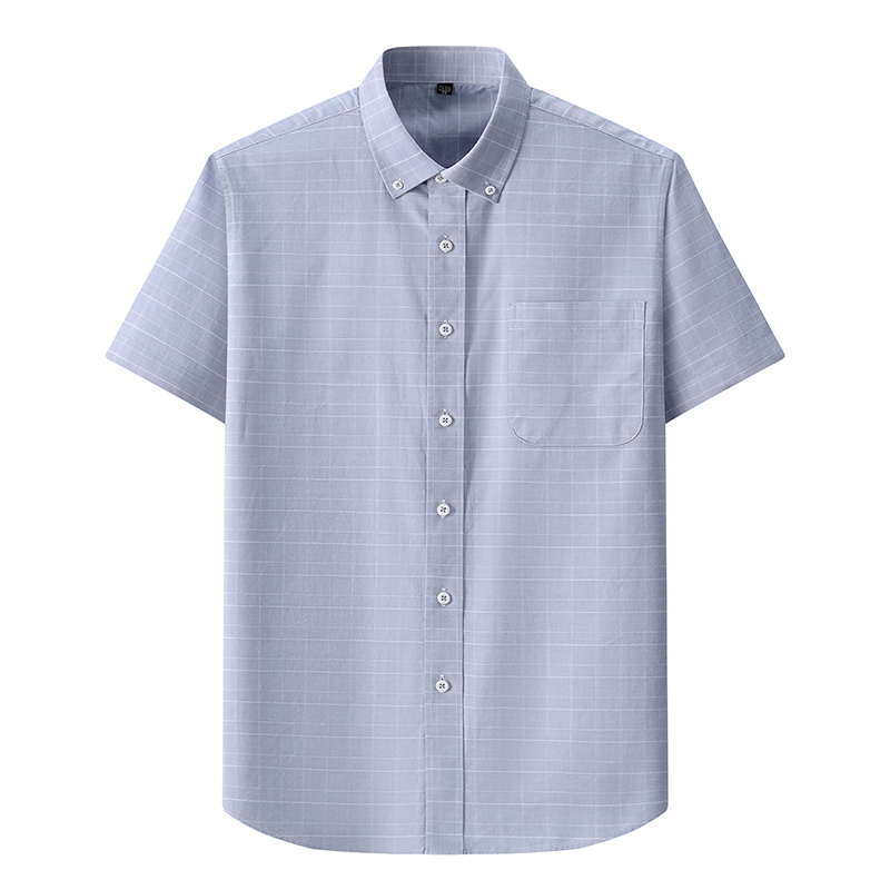 Verão de alta qualidade 100% a - Oxford Cotton Casual Shirt Business avaliação e preço