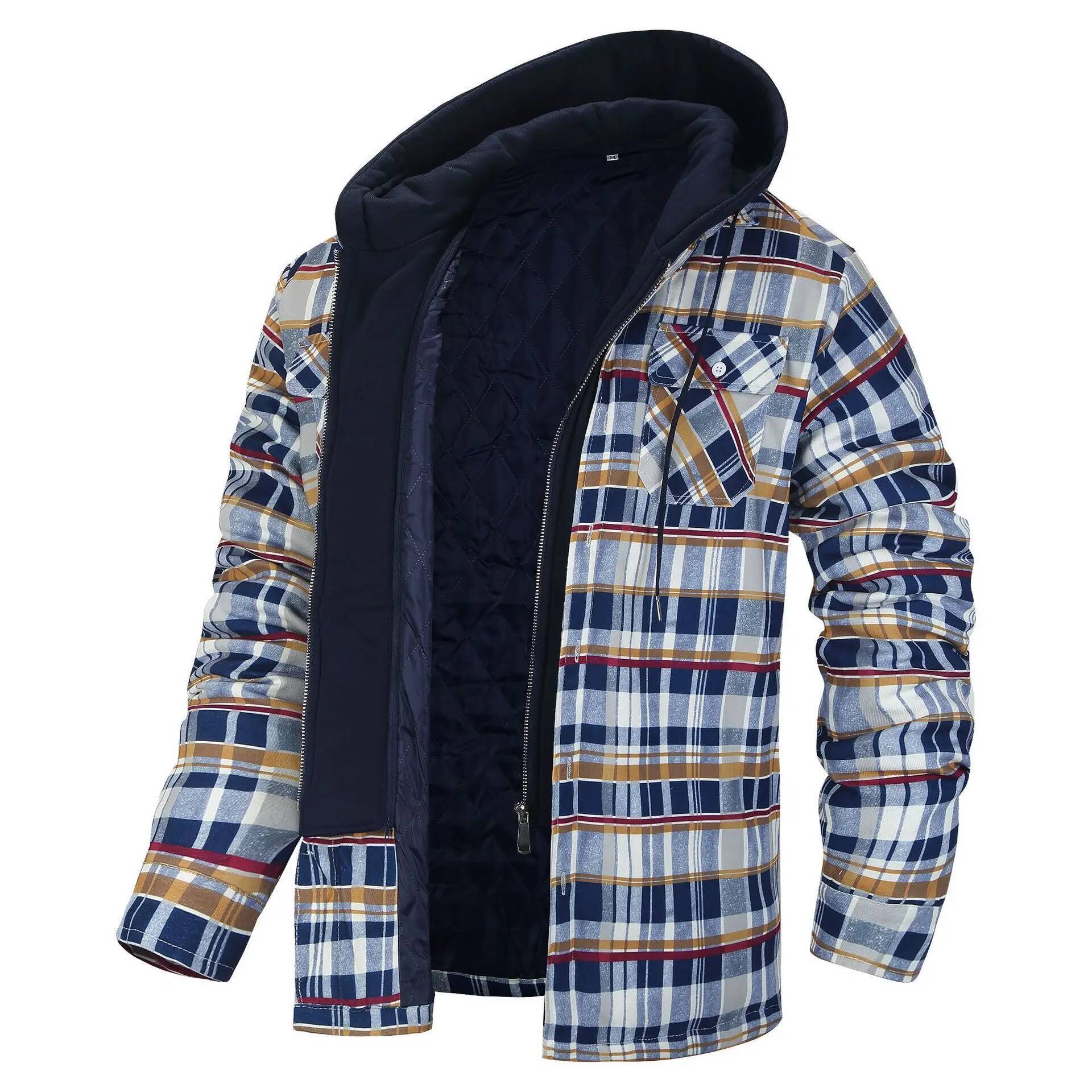 Jaqueta xadrez de flanela de i - Flannel Plaid Shirt Heavy Weight avaliação e preço
