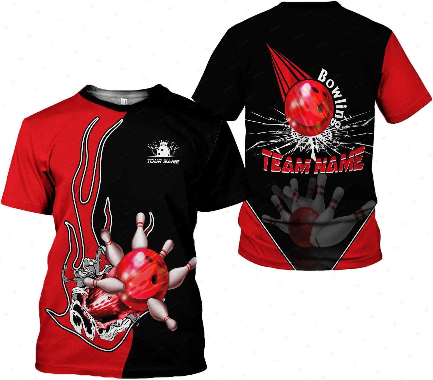 Nome personalizado gradiente b - Short Sleeve Bowling Shirt Retro avaliação e preço
