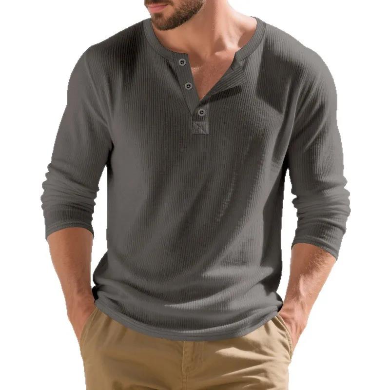 Camiseta Masculina de Manga Lo - Corduroy Button Up Shirt Men avaliação e preço