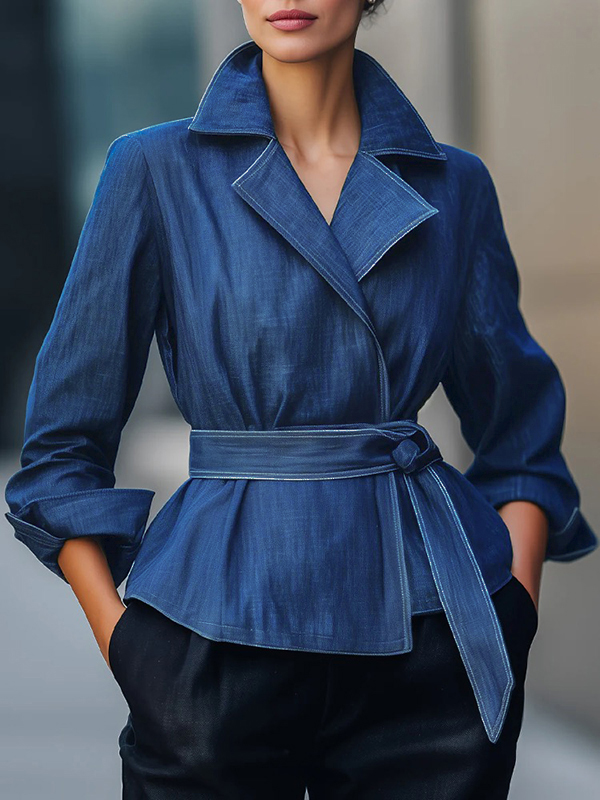 Jaqueta Jeans Feminina Outono/ - Jackets avaliação e preço